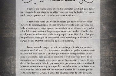 calendario benefico princesas 2016 intro