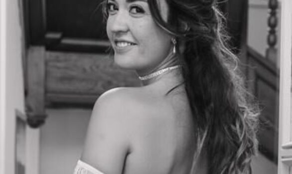 Novia natural, dulce y con mucha personalidad.